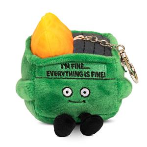 Image of PUNCHKINS BAG CHARM -  dumpsterfire